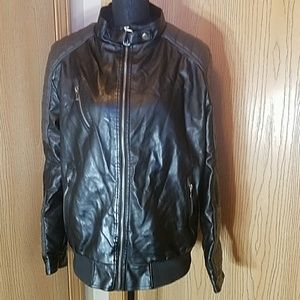 Famous Furor Basics Rare Motorcycle Bomber Jacket